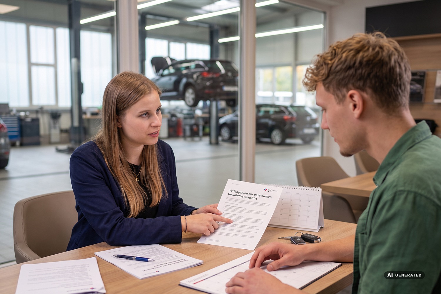 Dealership employees inform themselves on on the extension of the Legal Guarantee